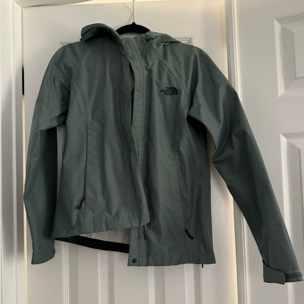 The North Face Green Women's Rain Jacket